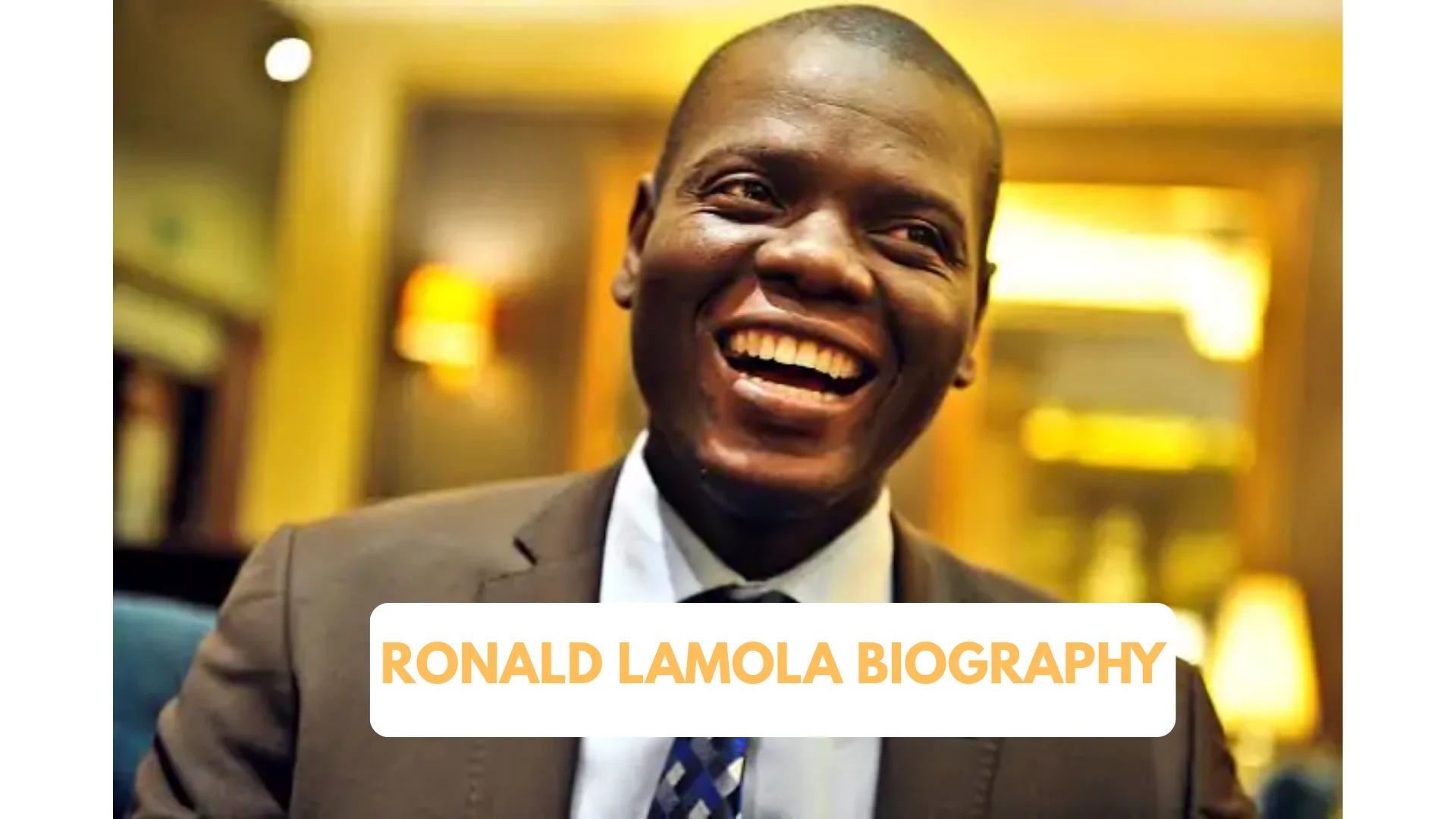Ronald Lamola Biography